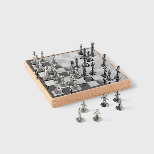 BUDDY CHESS SET  NATURAL