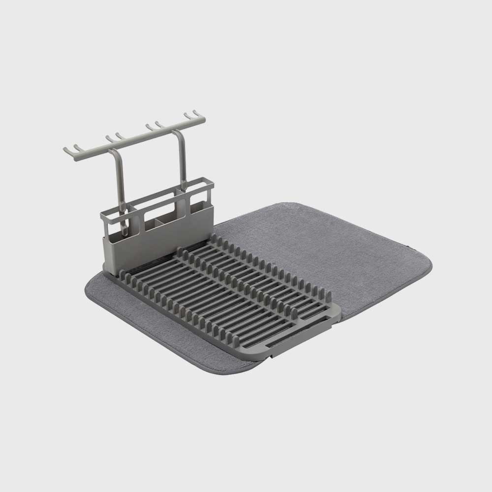 UDRY DISHRACK W/ DRY MAT  CHARCOAL