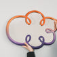 BUBBLE Mirror purple & orange