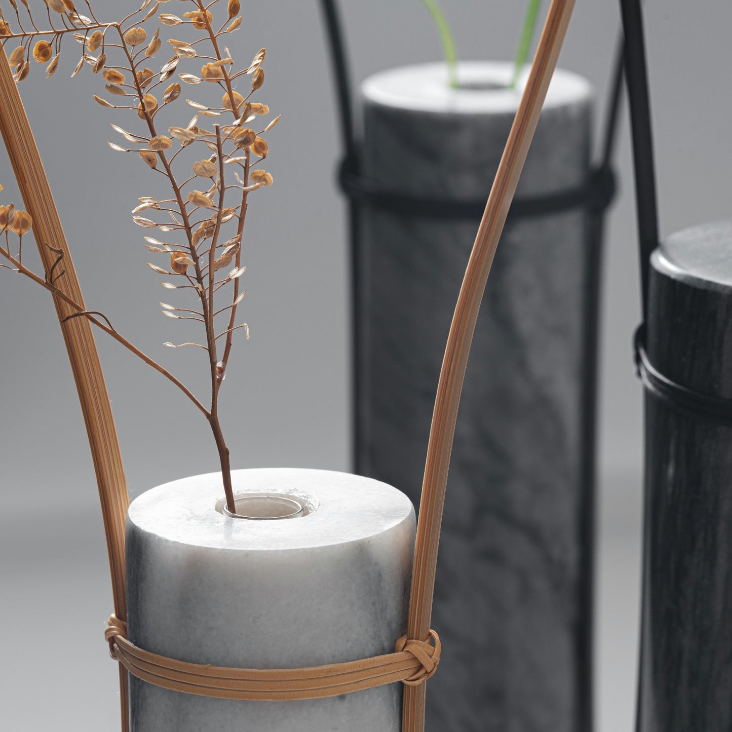 Bamboo-Marble Curve Vase